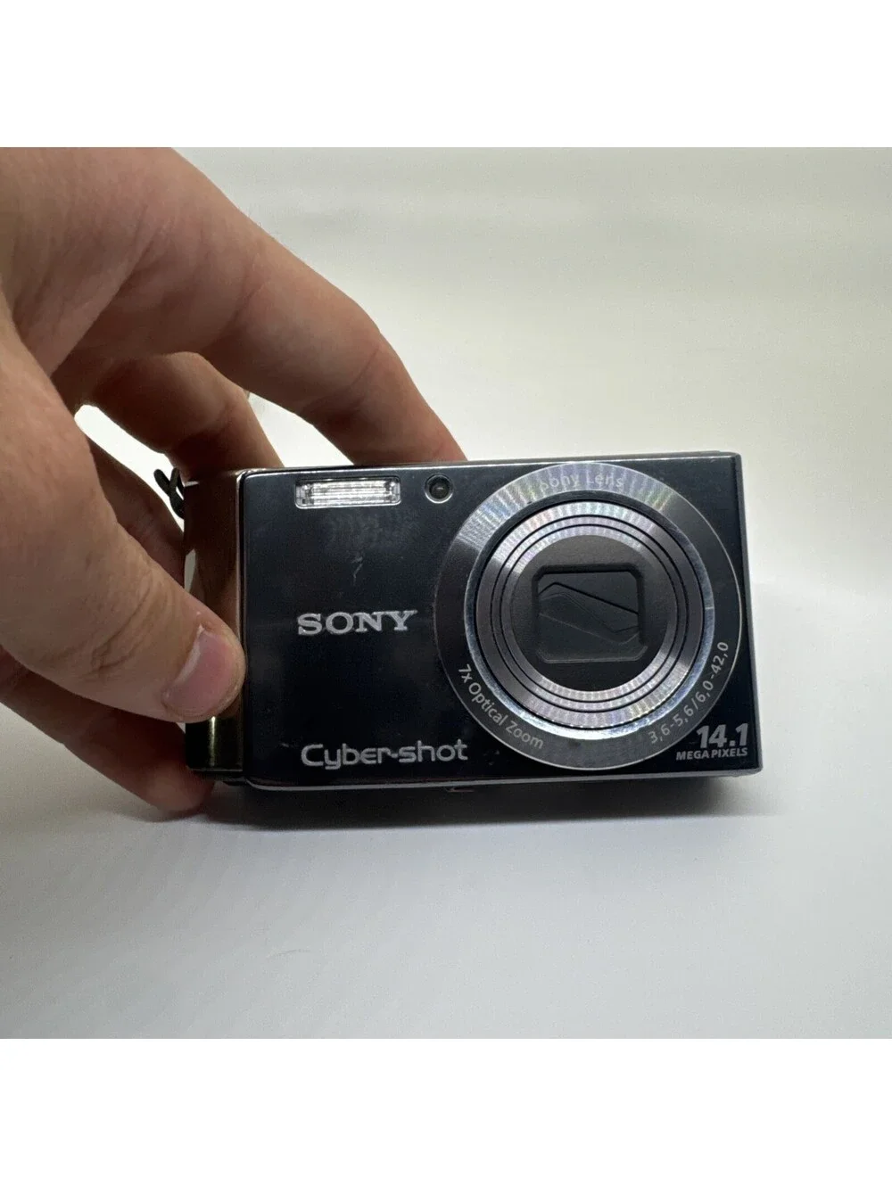 Sony Cyber-shot DSC-W370 14.1 MP 7x Opt. Zoom Compact Digital Camera No Battery